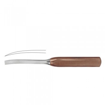 FiberGrip™ Lexer Bone Chisel Curved Stainless Steel, 20 cm - 8"